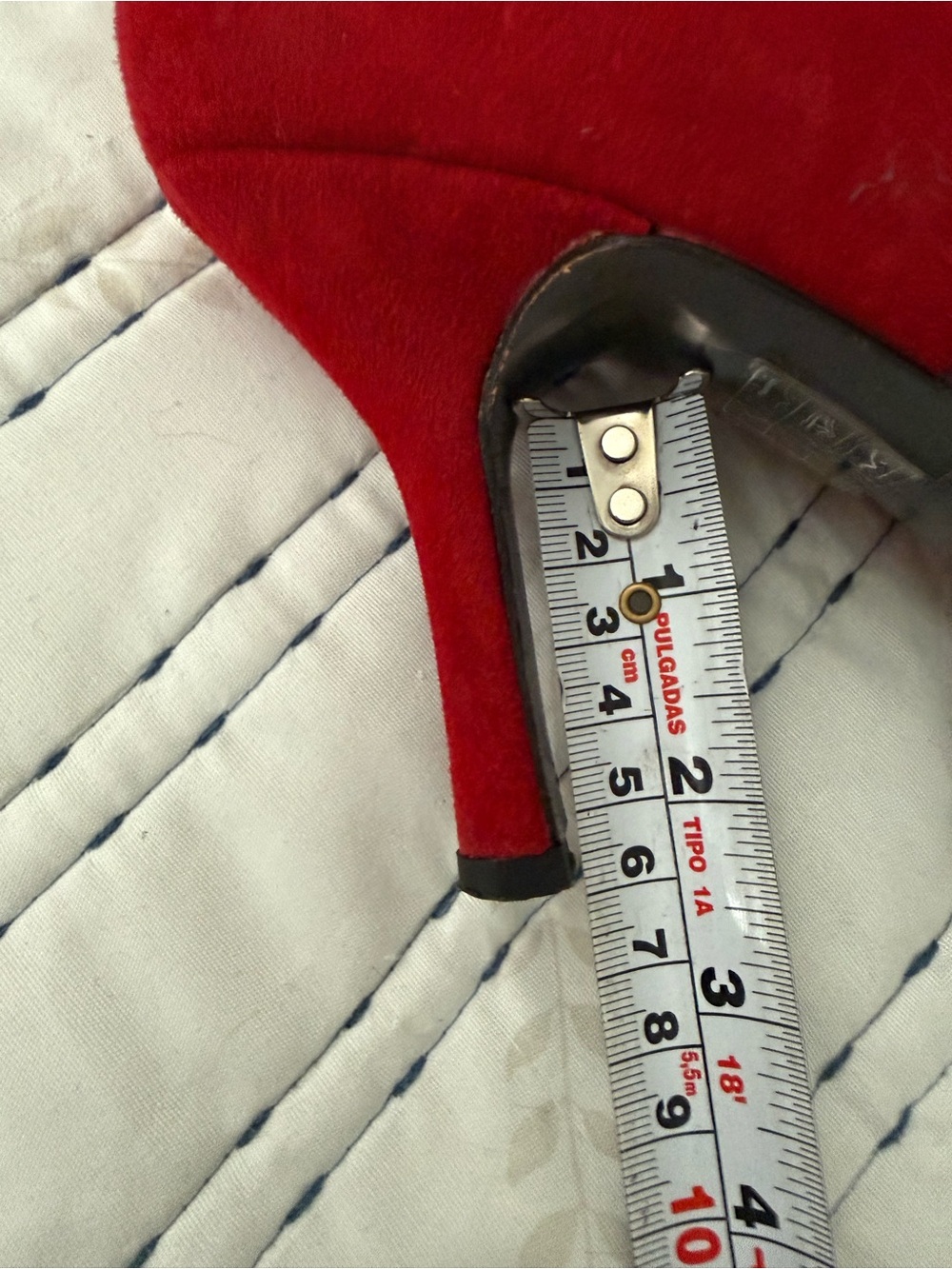 Via Spiga Red Suede Mary Jane Pumps | Made in Italy | Size 8 - Picture 9 of 10